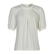 Blouses 14852 IN Front , White , Dames