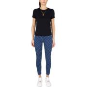 Hoge taille skinny jeans Elisabetta Franchi , Blue , Dames