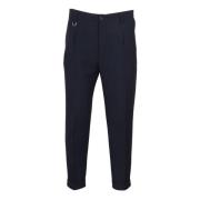 Linnen Chino -broek Paolo Pecora , Blue , Heren