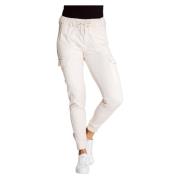 Sand Tapered Trousers Zhrill , Beige , Dames