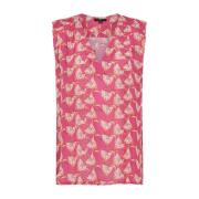 Sleeveless Tops Seventy , Pink , Dames