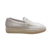 Geweven Loafers voor Mannen Doucal's , White , Heren