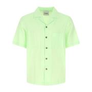 Pastel Green Modal Blend Shirt Nanushka , Green , Heren