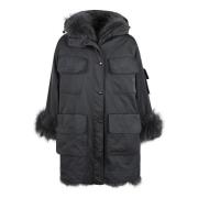 Winter Jackets Ermanno Scervino , Black , Dames