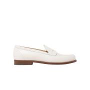 Klassieke Italiaanse Penny Loafer Scarosso , White , Heren