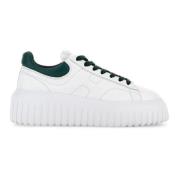 Witte H-Stripes Sneakers Hogan , White , Dames