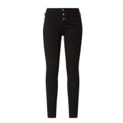 Elegante en praktische Slim-Fit Broek Uf0014 D4019 Liu Jo , Black , Da...