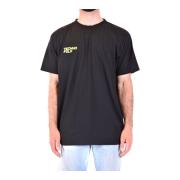 Heren T-shirt van Hoge Kwaliteit Upgrade Marcelo Burlon , Black , Here...