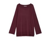 Oversized Merinowollen Trui Maliparmi , Red , Dames