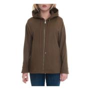 Sweatshirt with zip Seventy , Brown , Dames