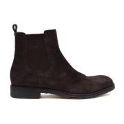 Bruine Suède Heren Bootie DEL Carlo , Brown , Heren