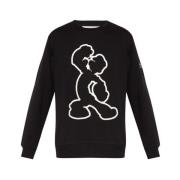 Noir Sweatshirt Iceberg , Black , Heren