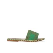 Flat Sandals De Siena , Yellow , Dames