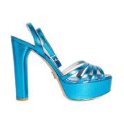 Sandalen met hoge hakken Sergio Levantesi , Blue , Dames
