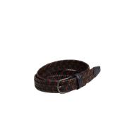 Gevlochten Riem Anderson's , Black , Heren