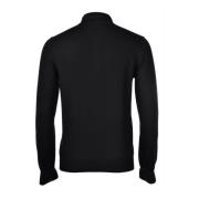 Polo met lange mouwen Gran Sasso , Black , Heren