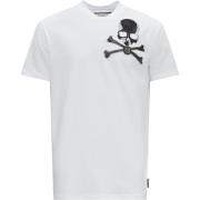 T-Shirts Philipp Plein , White , Heren