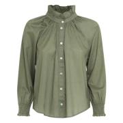 Bright Army Calisto Shirt Veronica Beard , Green , Dames