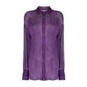 Shirts Ermanno Scervino , Purple , Dames
