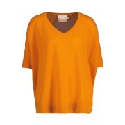 V-neck Knitwear Absolut Cashmere , Orange , Dames