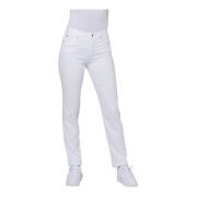 Straight Jeans C.Ro , White , Dames
