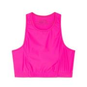 Stijlvolle Mouwloze Top voor Buitensport Maliparmi , Pink , Dames