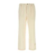 Crèmekleurige Viscose Blend Broek Nanushka , Beige , Heren