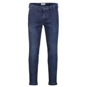 Blauwe Broek met Rechte Snit Re-Hash , Blue , Heren