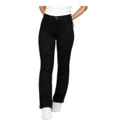 Stijlvolle Towson Black Jeans met Wijde Pijpen 2-Biz , Black , Dames