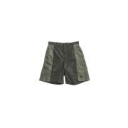 Khaki Groene Shorts met Koord Moncler , Green , Heren