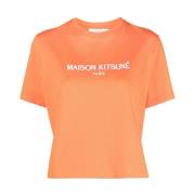 T-Shirts Maison Kitsuné , Orange , Dames
