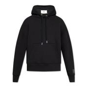 Hoodie met logo Ami Paris , Black , Heren