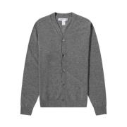 V-hals Cardigan Cardiganen Comme des Garçons , Gray , Heren