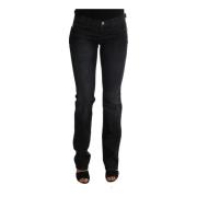 Donkerblauwe Slim Fit Jeans Costume National , Blue , Dames
