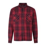 Casual Shirts PT Torino , Red , Heren