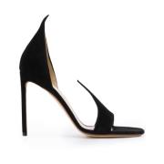 High Heel Sandals Francesco Russo , Black , Dames