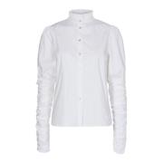 Elegante Poplin Puff Shirt Blouse Co'Couture , White , Dames
