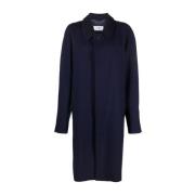 Jas met enkele rij knopen Maison Margiela , Blue , Dames