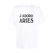 T-Shirts Aries , White , Heren