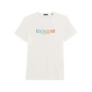 Roundeck T-shirt Eden Park , White , Heren