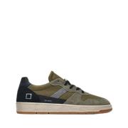 Vintage Army Court Sneakers D.a.t.e. , Green , Heren