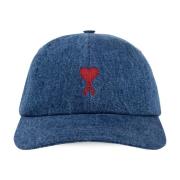 Denim baseballpet Ami Paris , Blue , Unisex