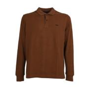 Minimalistische en essentiële heren polo Harmont & Blaine , Brown , He...