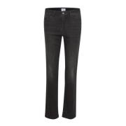 Donkergrijze Denim Regular Jeans Saint Tropez , Gray , Dames