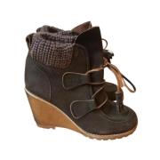 Pre-owned Laarzen Chloé Pre-owned , Gray , Dames