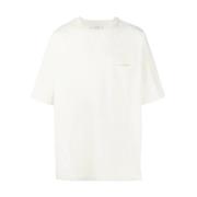 Boxy t-shirt misty ivoor Lemaire , White , Heren