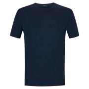 Klassiek T-Shirt Herno , Blue , Heren