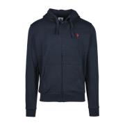 Heren Nachtblauwe Sweatshirt U.s. Polo Assn. , Blue , Heren