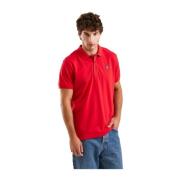 Rode Katoenen Polo Shirt RefrigiWear , Red , Heren
