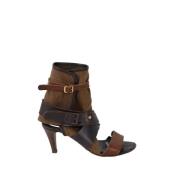 Pre-owned Leather heels Chloé Pre-owned , Brown , Dames